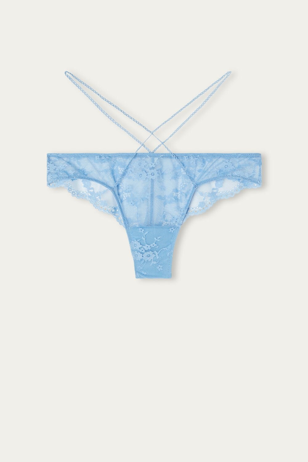 Intimissimi Feeling Beautiful Brazilian Light Blue - 211j - Light Blue Hydrangea | 3694TEQHM