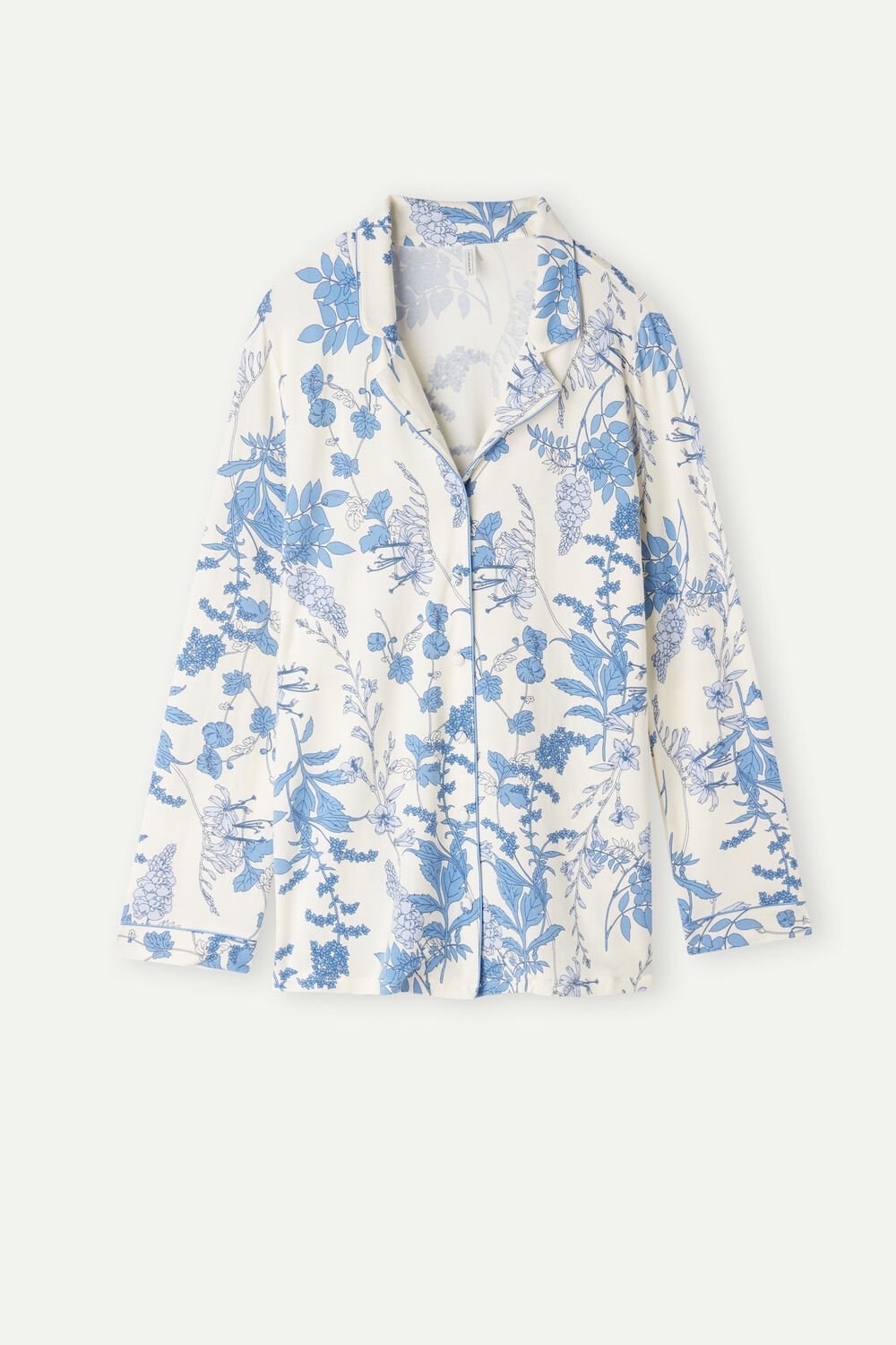 Intimissimi Feeling Beautiful Button Up Shirt in Modal Print - 222j - Feeling Beautiful Print | 8946FQDUN