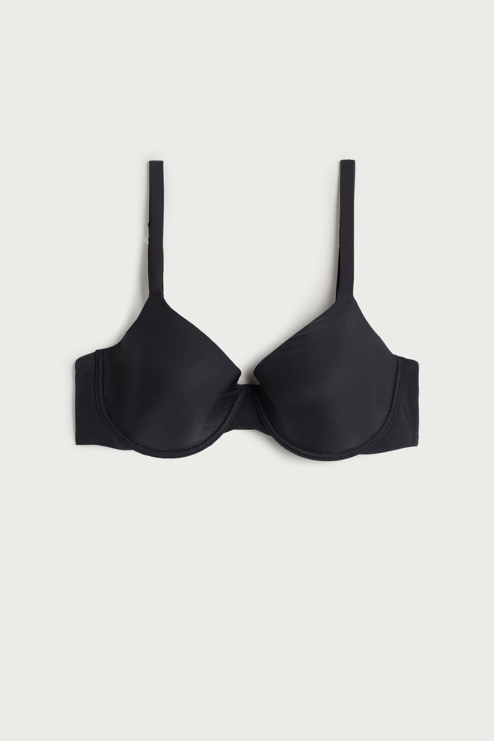 Intimissimi Francesca Ultralight Microfiber Balconette Bra Black - 019 - Black | 3615NTQKD