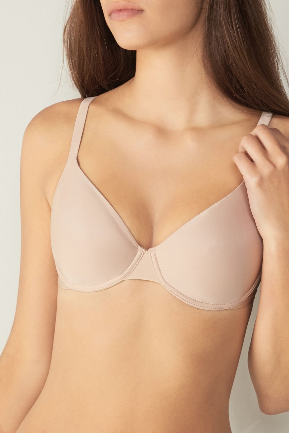 Intimissimi Francesca Ultralight Microfiber Balconette Bra Natural - 044 - Soft Beige | 4901DWCVX