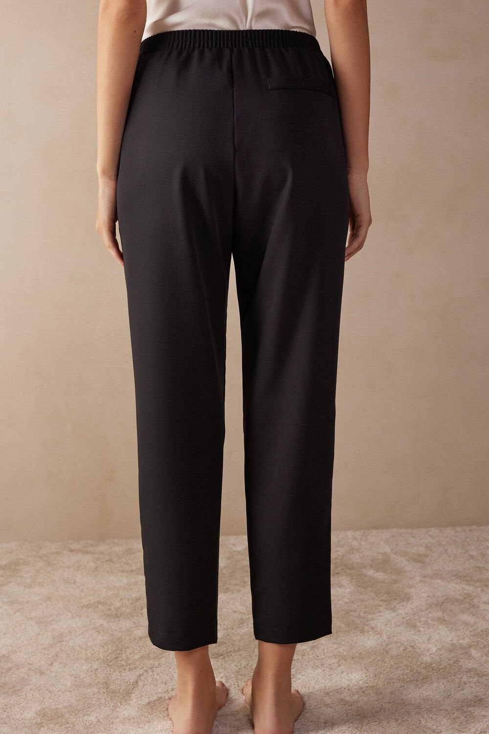 Intimissimi Full Length Pants with Pockets Black - 019 - Black | 4512WOMIX