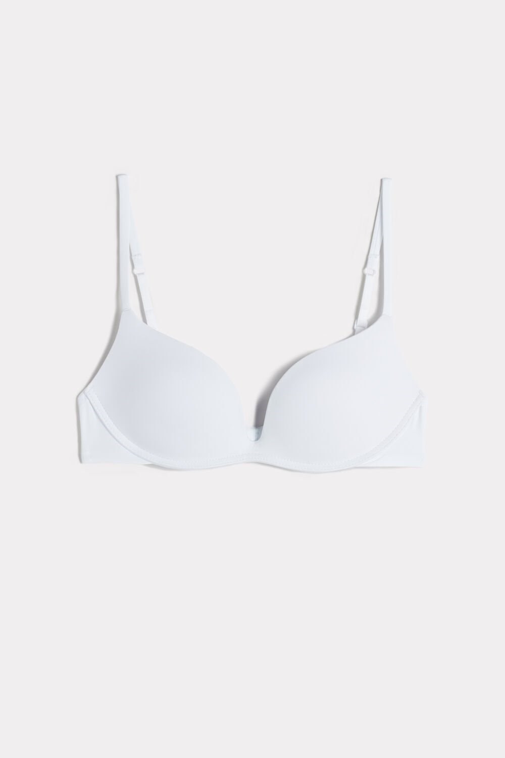 Intimissimi Gioia B Cup Microfiber Super Push-Up Bra White - 001 - White | 4086UIJHW