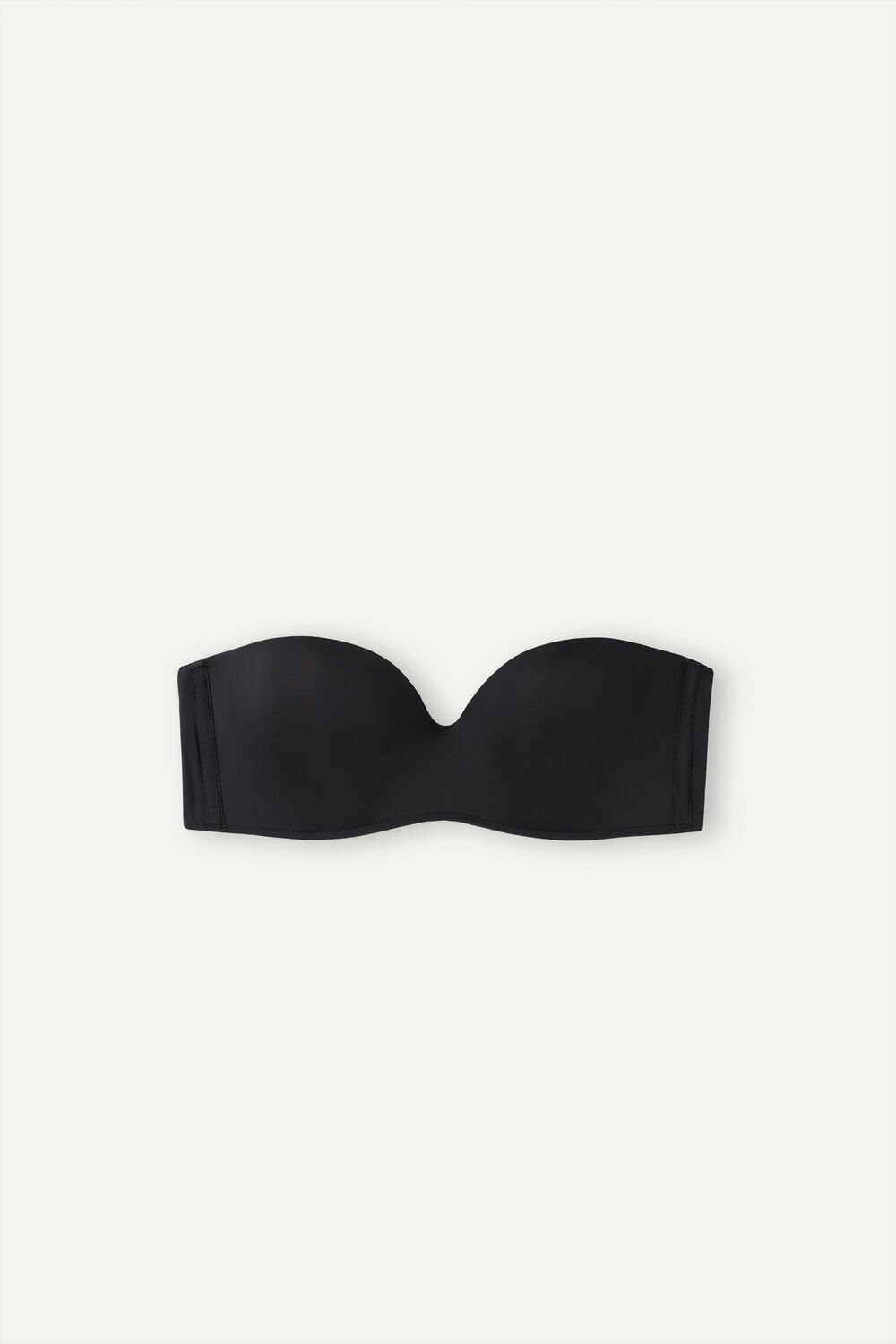 Intimissimi Gioia Bandeau Bra in Ultralight Microfiber Black - 019 - Black | 7210KXEVY