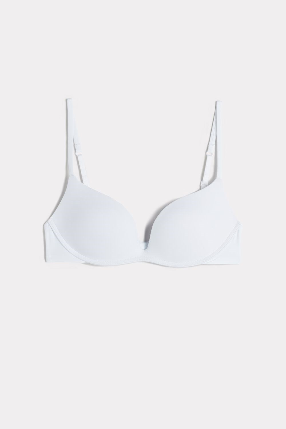 Intimissimi Gioia C-D Cup Microfiber Super Push-Up Bra White - 001 - White | 5976DWMHP