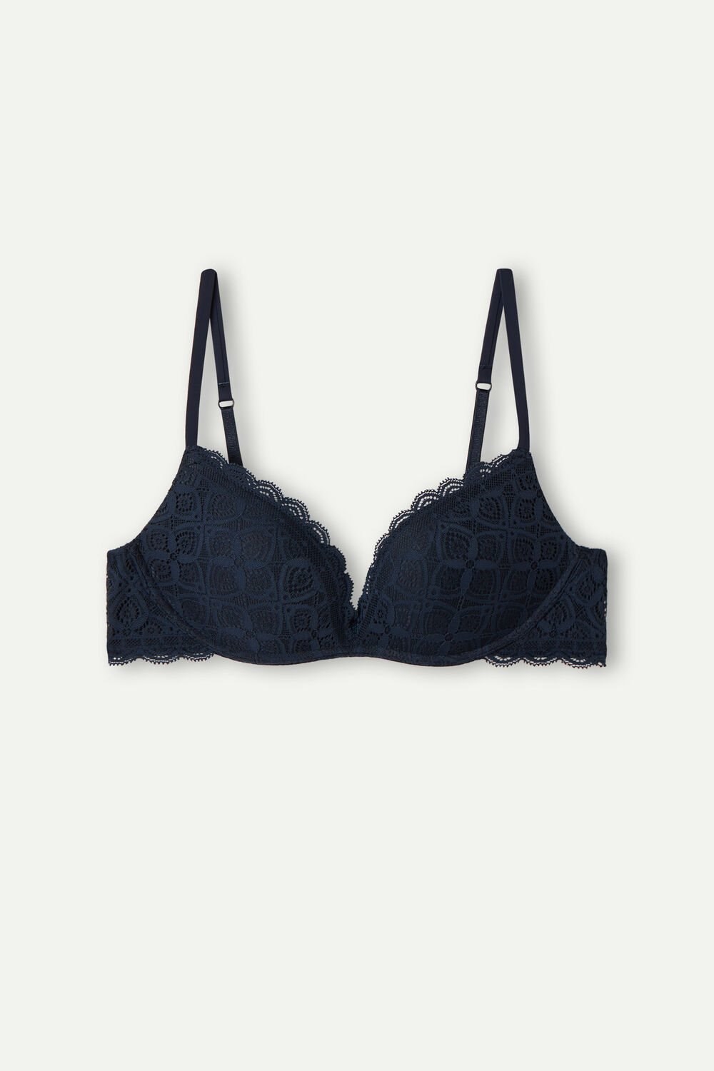 Intimissimi Gioia Super Push-Up Bra in Lace Blue - 1467 - Intense Blue | 2154QCVPI