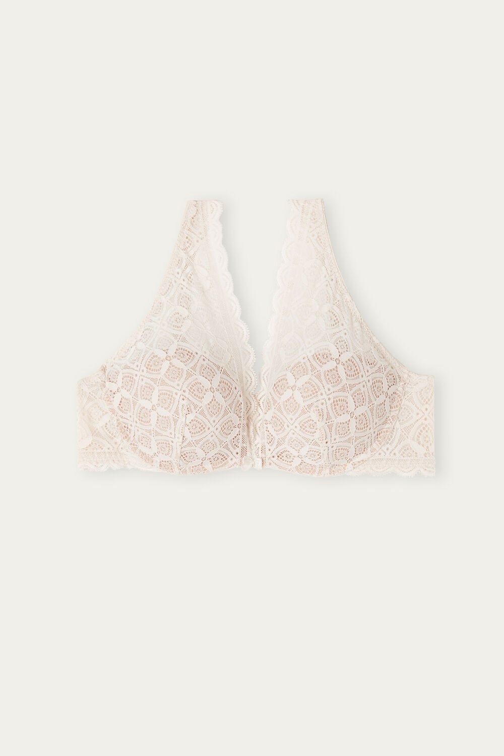 Intimissimi Giorgia Balconette Bra in Lace Natural - 2280 - Silk Pink | 5468NPUYV