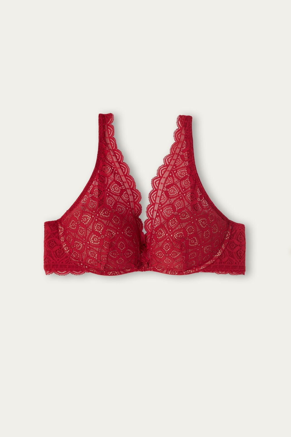 Intimissimi Giorgia Balconette Bra in Lace Red - 1473 - Red | 9382USRVM