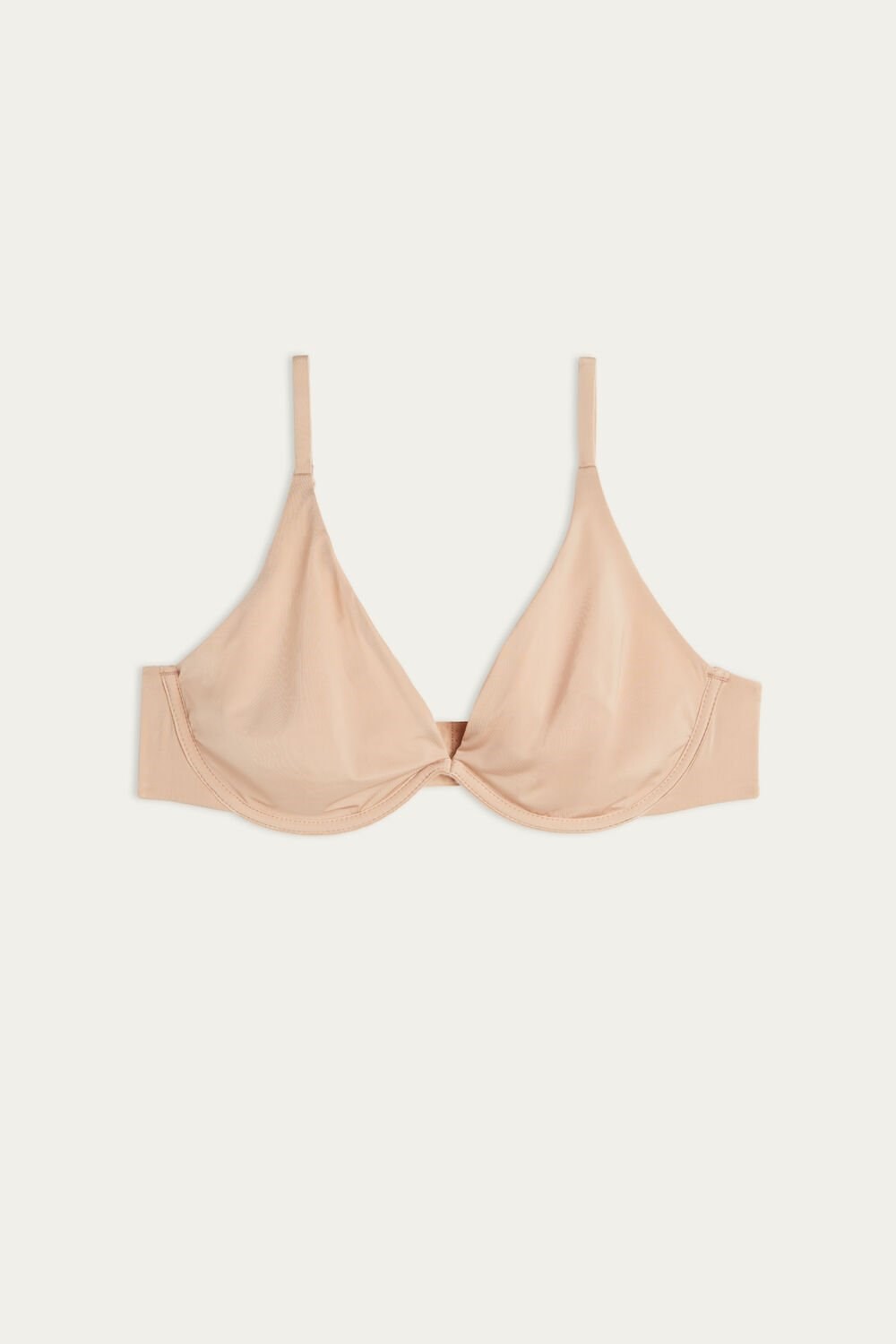 Intimissimi Giulia Balconette Bra in Ultralight Microfiber Natural - 044 - Soft Beige | 5374IGPTE