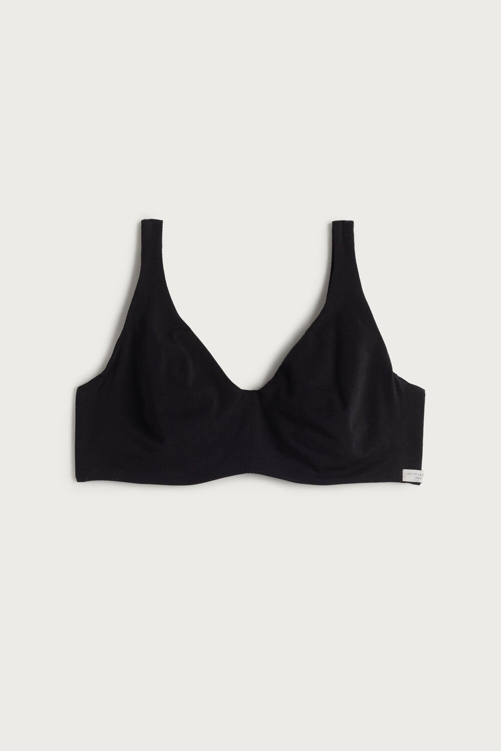 Intimissimi Greta Balconette Bra in Cotton Black - | 1846UJTBM