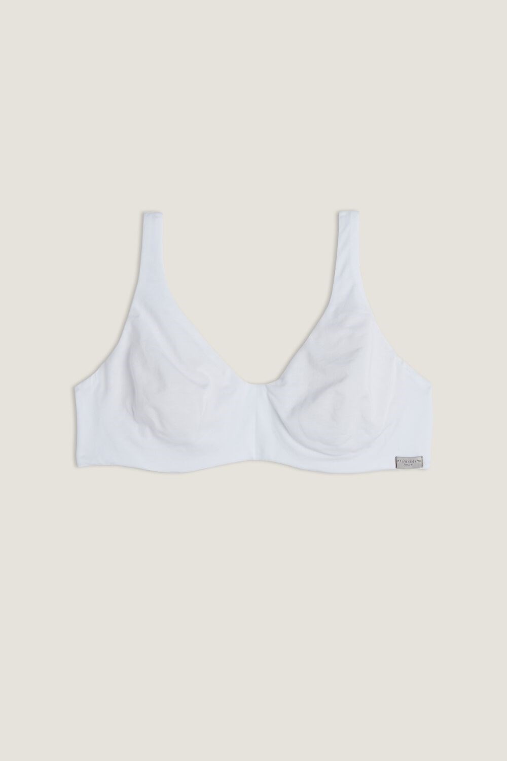 Intimissimi Greta Balconette Bra in Cotton White - 001 - White | 6548UCSTM