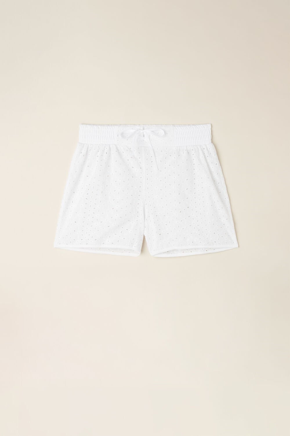 Intimissimi Hello Sunshine Sangallo Lace Shorts White - 001 - White | 0983YWUTZ