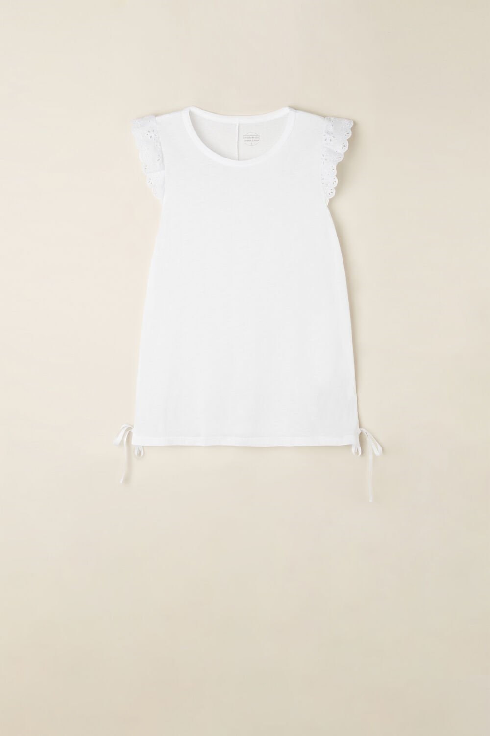 Intimissimi Hello Sunshine Tank Top in Supima® Ultrafresh Cotton White - 001 - White | 3214KABZC