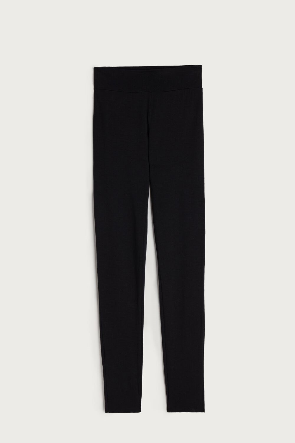 Intimissimi High-Waisted Micromodal Stirrup Leggings Black - 019 - Black | 0571UEHLZ