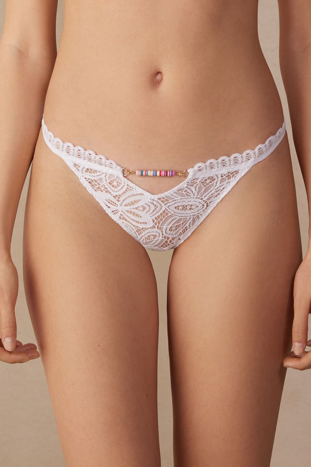 Intimissimi Hot Summer Days String Panties White - 001 - White | 9285BPQCN