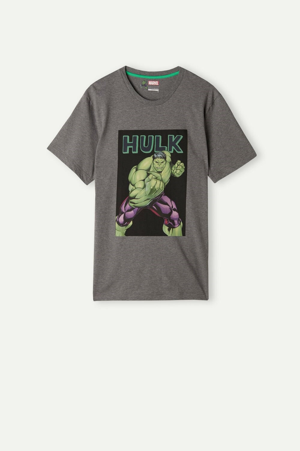 Intimissimi Hulk Print T-shirt Dark Grey | 6251JYHEL