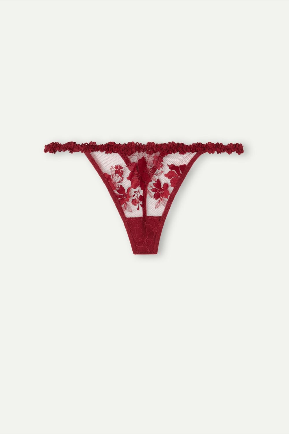 Intimissimi In Full Bloom String Thong Red - 993i - Ribbon Red | 9843ULPNY