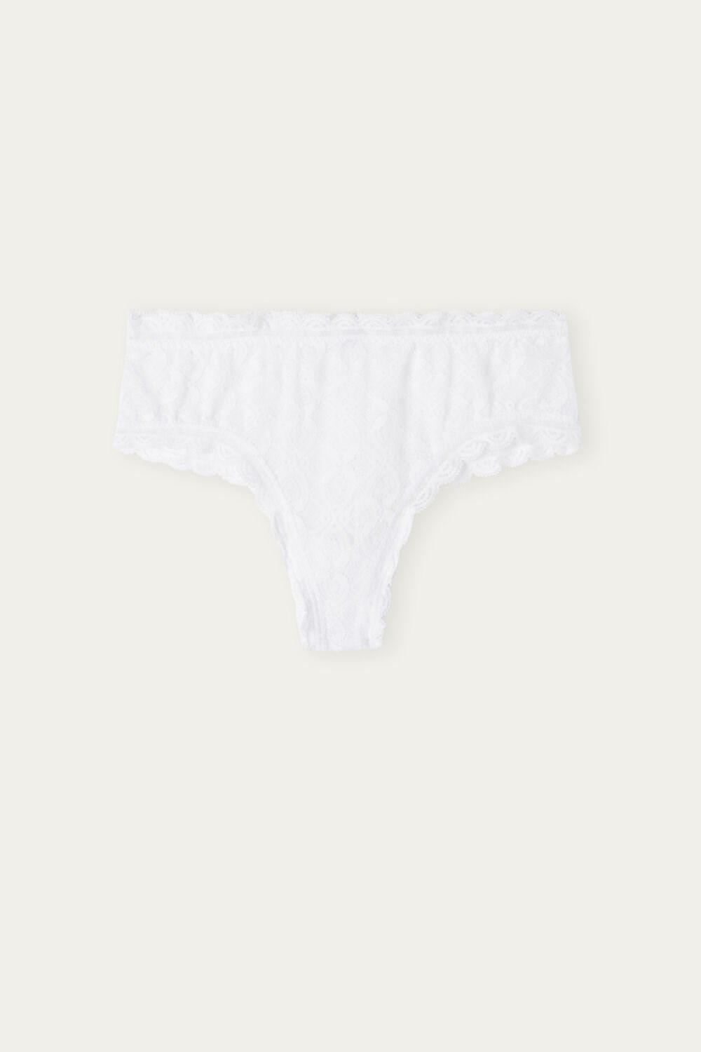 Intimissimi Lace Hipster Brazilian White - 001 - White | 9528UKFAY