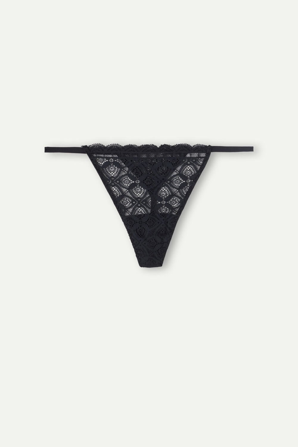 Intimissimi Lace String Thong Black - 019 - Black | 0123MBSEO