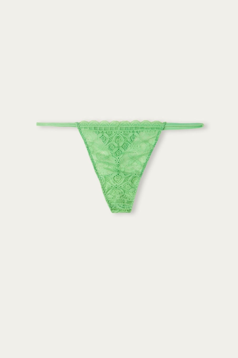 Intimissimi Lace String Thong Green - 218j - Apple Mint | 5812OTMBK