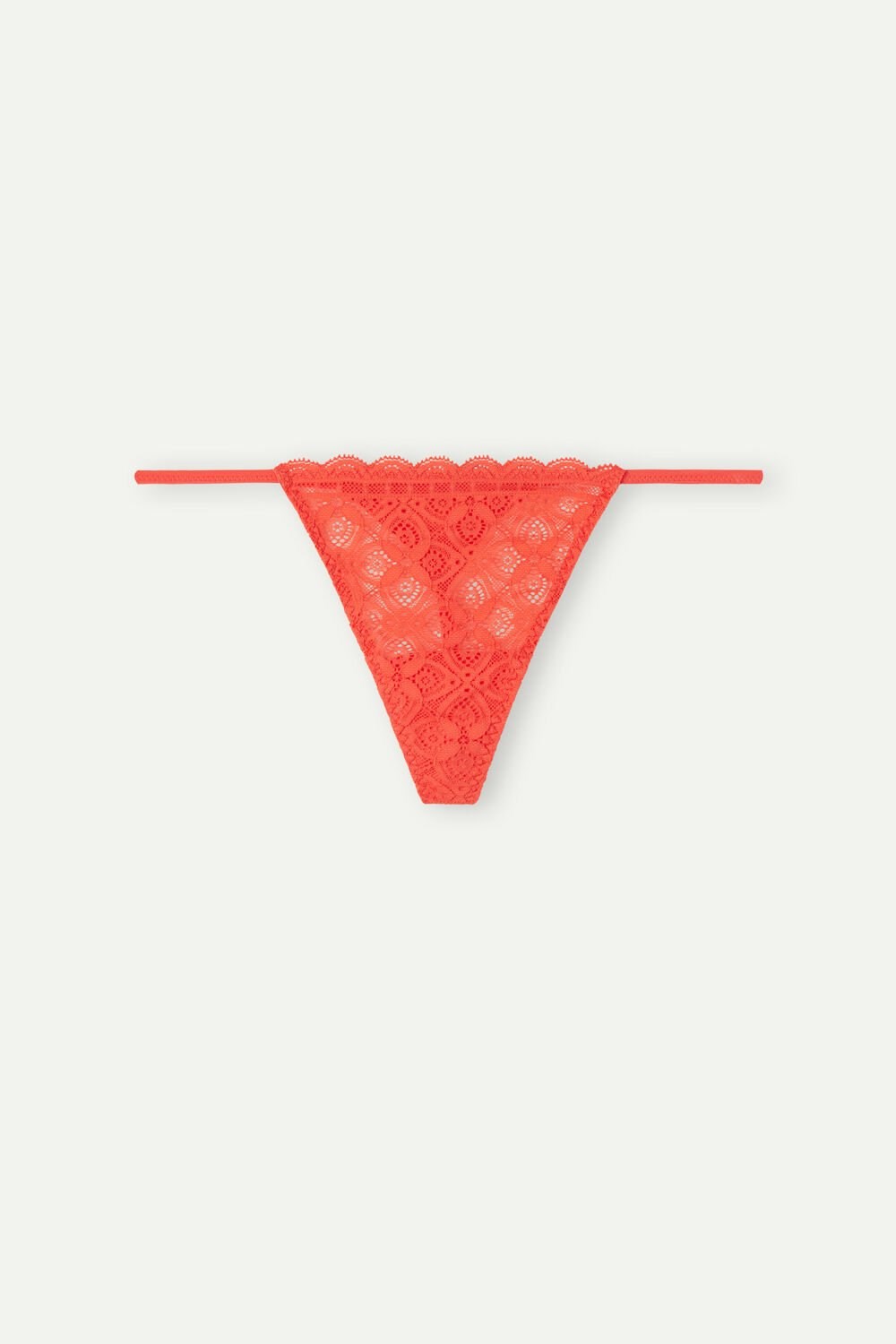 Intimissimi Lace String Thong Orange - 219j - Flame Scarlet | 0347PHRAF