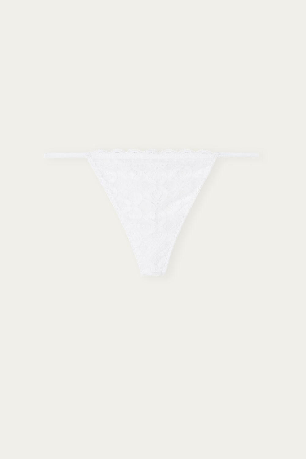 Intimissimi Lace String Thong White - 001 - White | 7830HKOXU