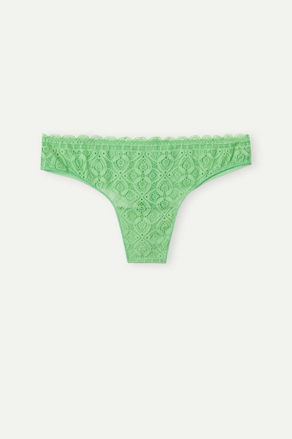 Intimissimi Lace and Microfiber Brazilian Green - 218j - Apple Mint | 5271ECWVQ