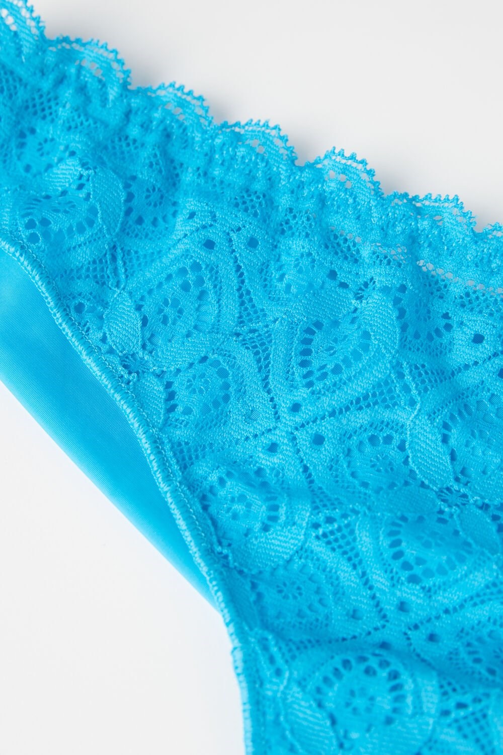 Intimissimi Lace and Microfiber Brazilian Blue - 210j - Digital Turquoise | 7249KPZNS