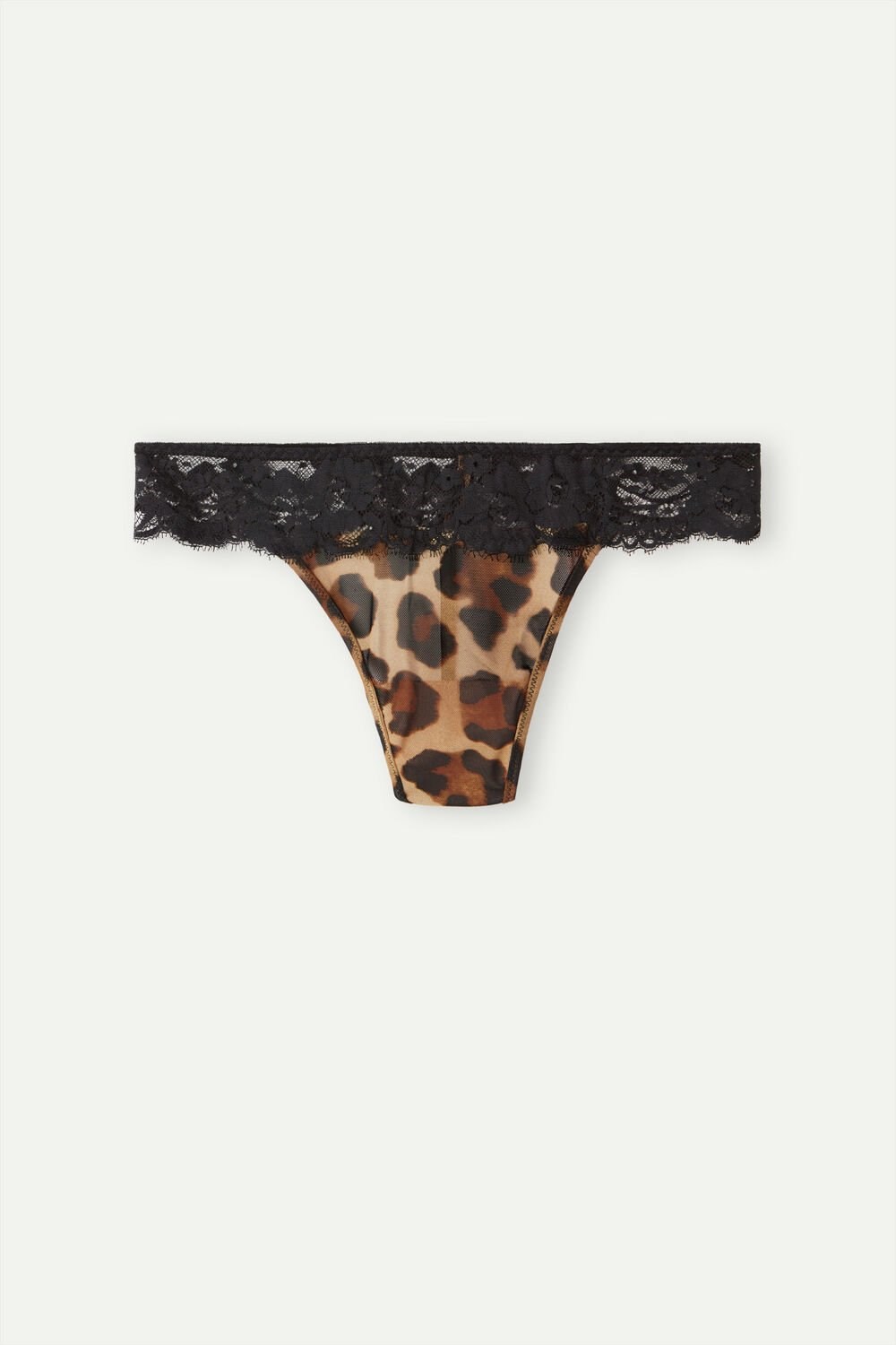 Intimissimi Lady Animalier Thong Brown - 137j - Animal Print | 4365VYSEG