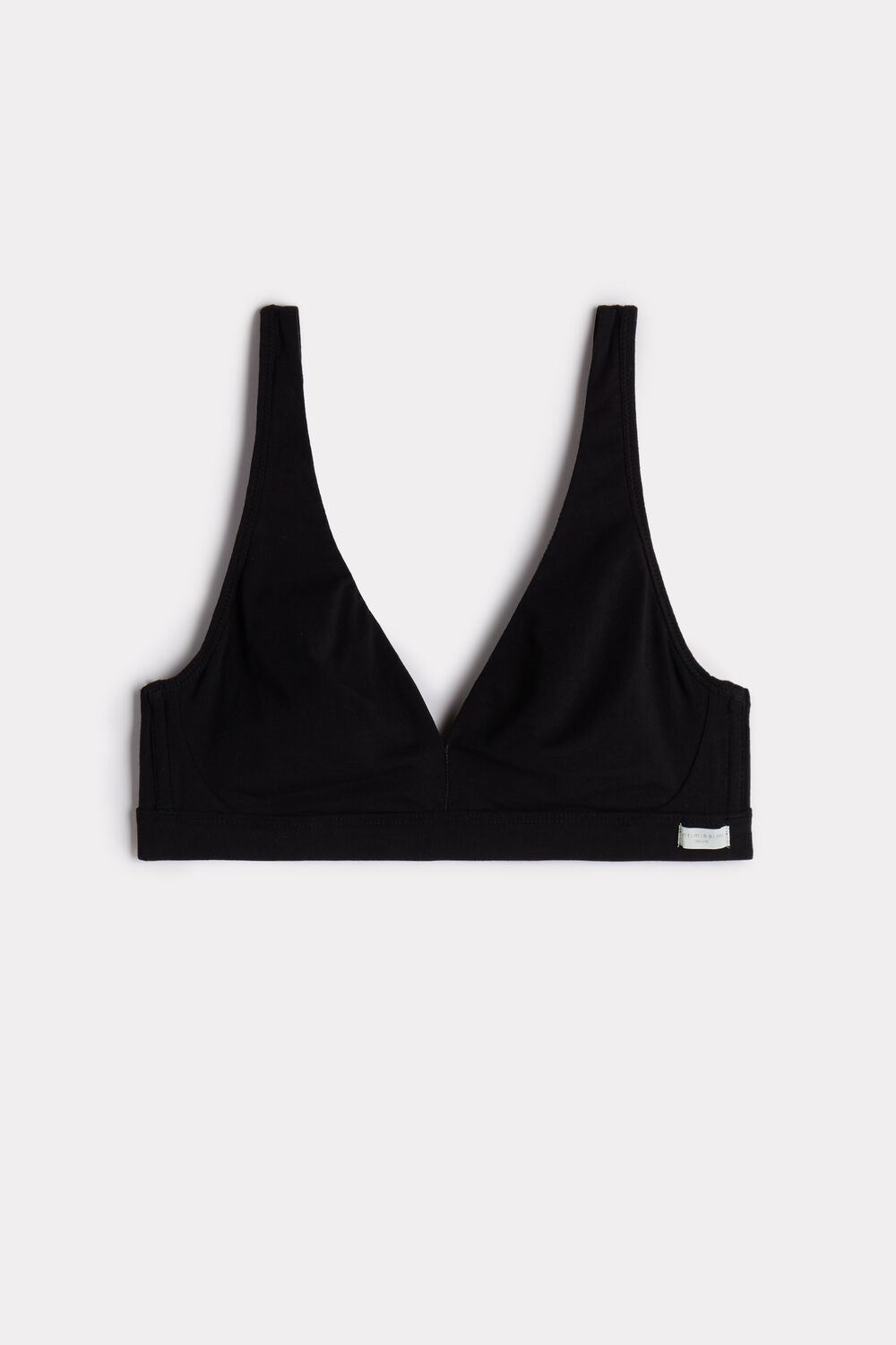 Intimissimi Lara Cotton Triangle Bra Black - 019 - Black | 2560TWCDF