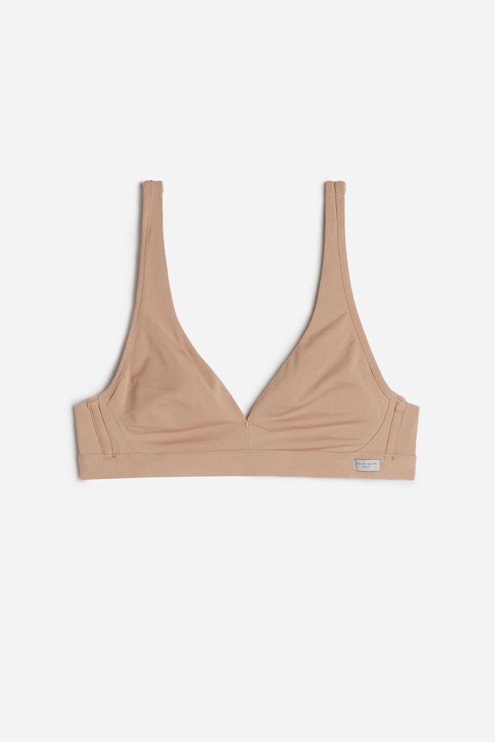 Intimissimi Lara Cotton Triangle Bra Natural - 044 - Soft Beige | 6074TGVOM