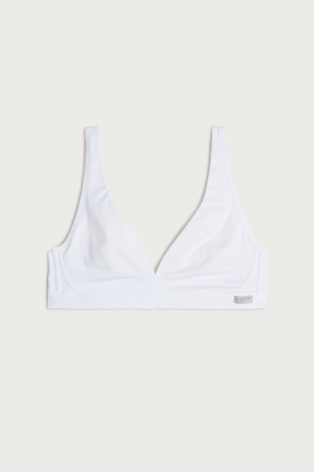 Intimissimi Lara Cotton Triangle Bra White - 001 - White | 1620OJGMR