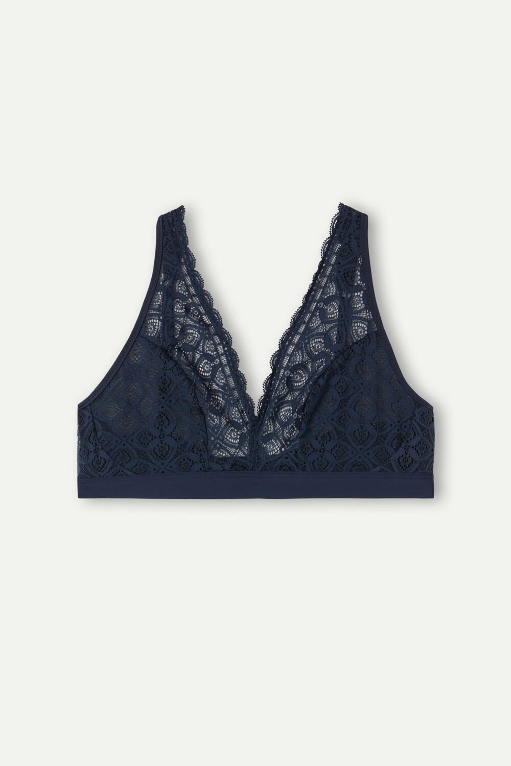 Intimissimi Lara Triangle Bra in Lace Blue - 1467 - Intense Blue | 5302IACBT