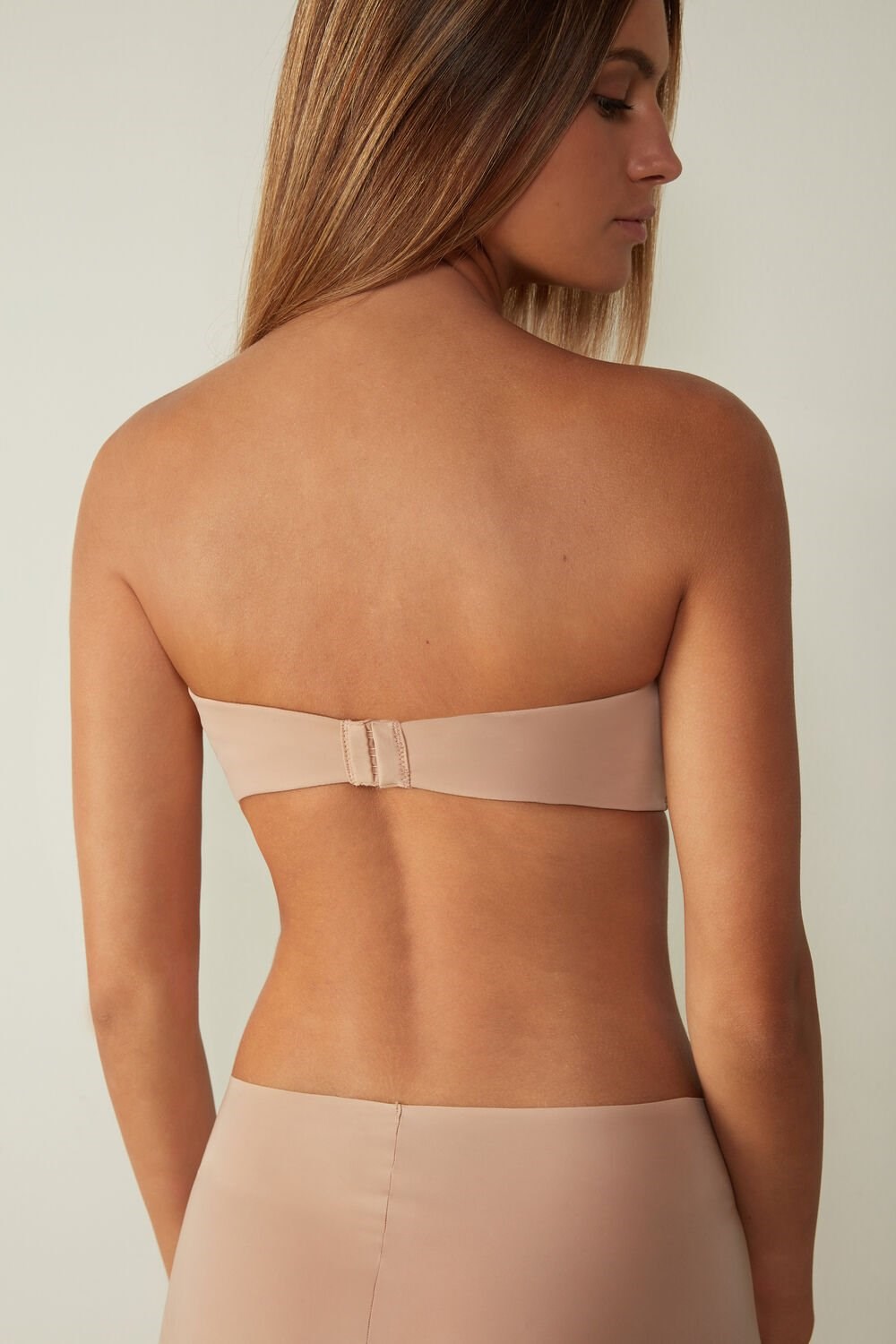 Intimissimi Laura Microfiber Bandeau Bra Natural - 044 - Soft Beige | 1023LBJYP