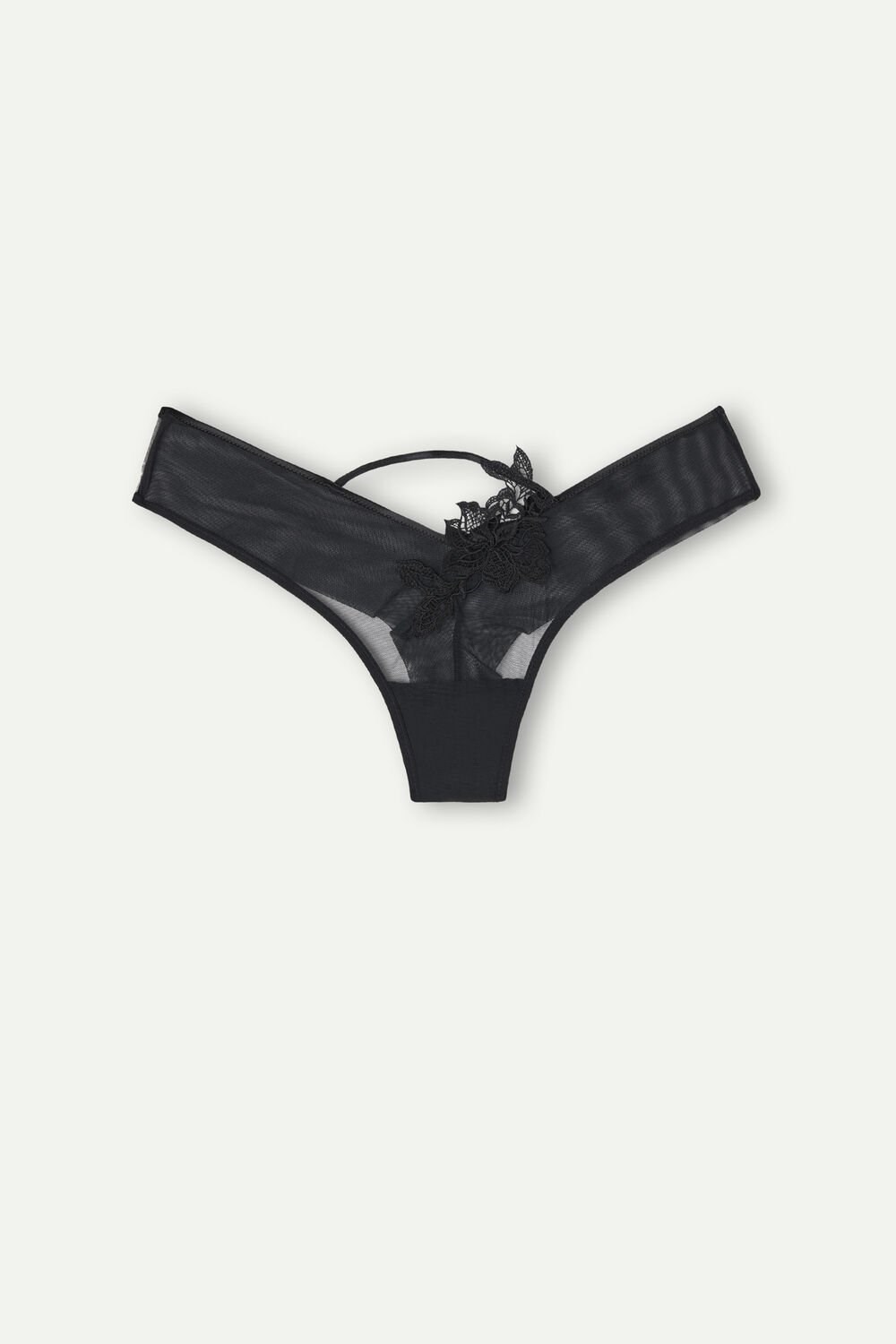 Intimissimi Layers of Lust ‘80s Style Brazilian Panties Black - 019 - Black | 4735GJDSF