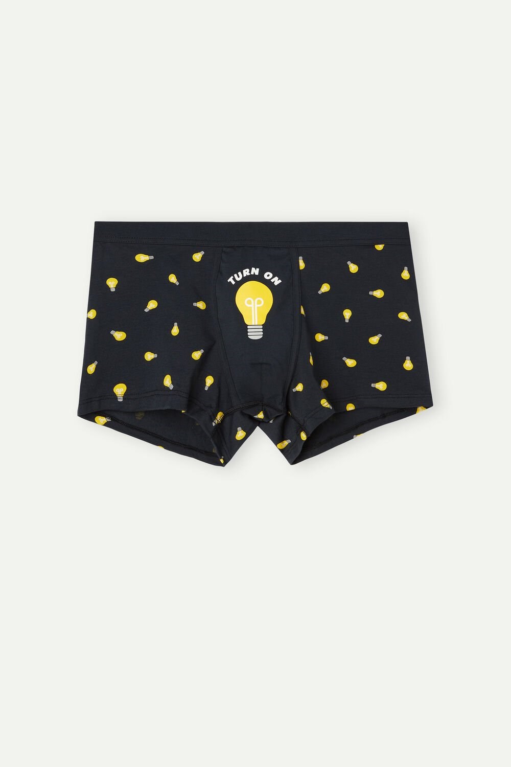 Intimissimi Light Bulb Boxers in Stretch Supima® Cotton Blue - 177j - Midnight Blue Light Bulb Print | 0961DQZWE