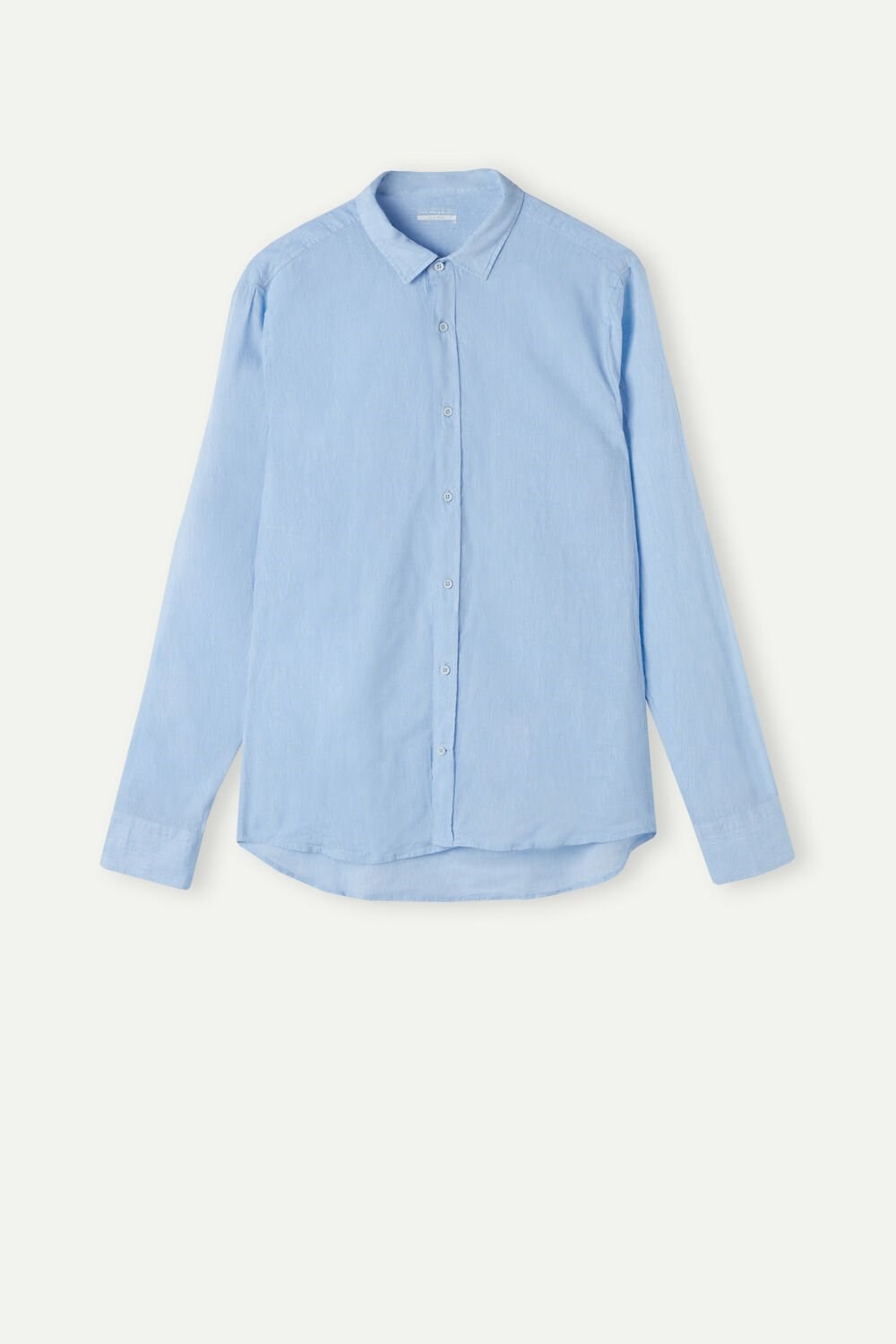 Intimissimi Linen and Cotton Shirt Light Blue - 979i - Light Blue | 9358RFEWY