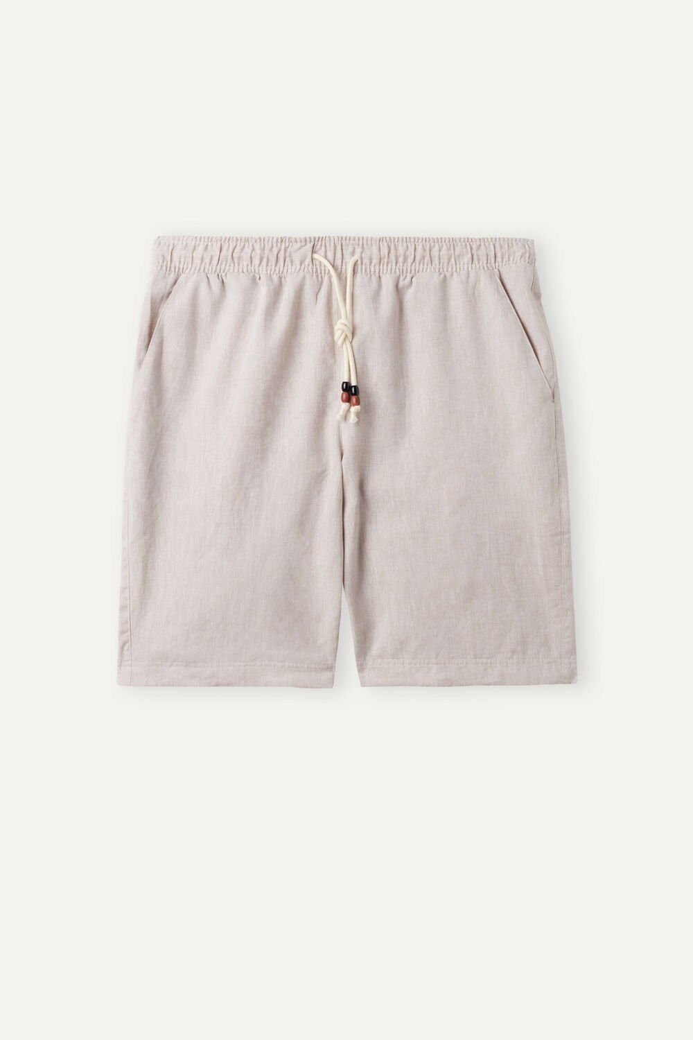 Intimissimi Linen and Cotton Shorts Natural - 917i - Linen White | 2347RPNHY