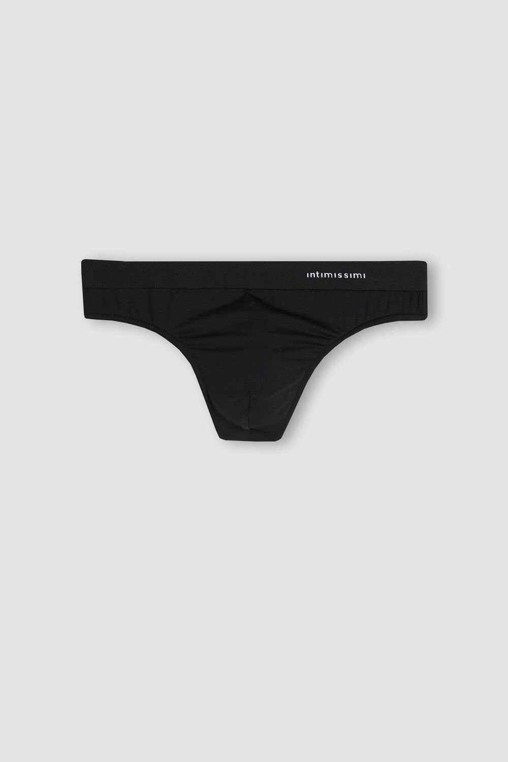 Intimissimi Logo Detailed Microfiber Thong Black - 019 - Black | 8971GUHLR