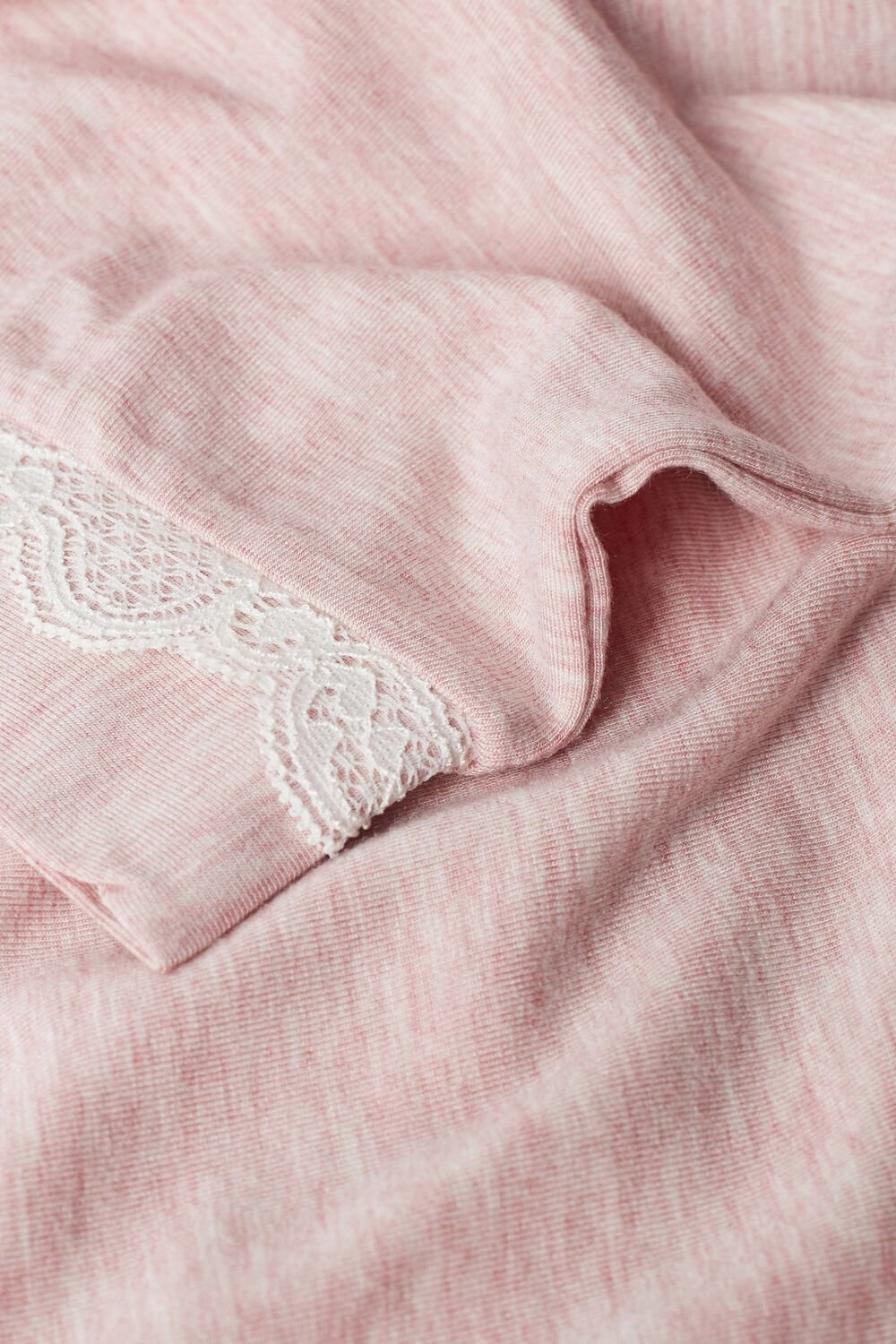 Intimissimi Long Modal Lace Detail Trousers Pale Pink - 008j - Heathered Light Pink | 8940PNVCJ