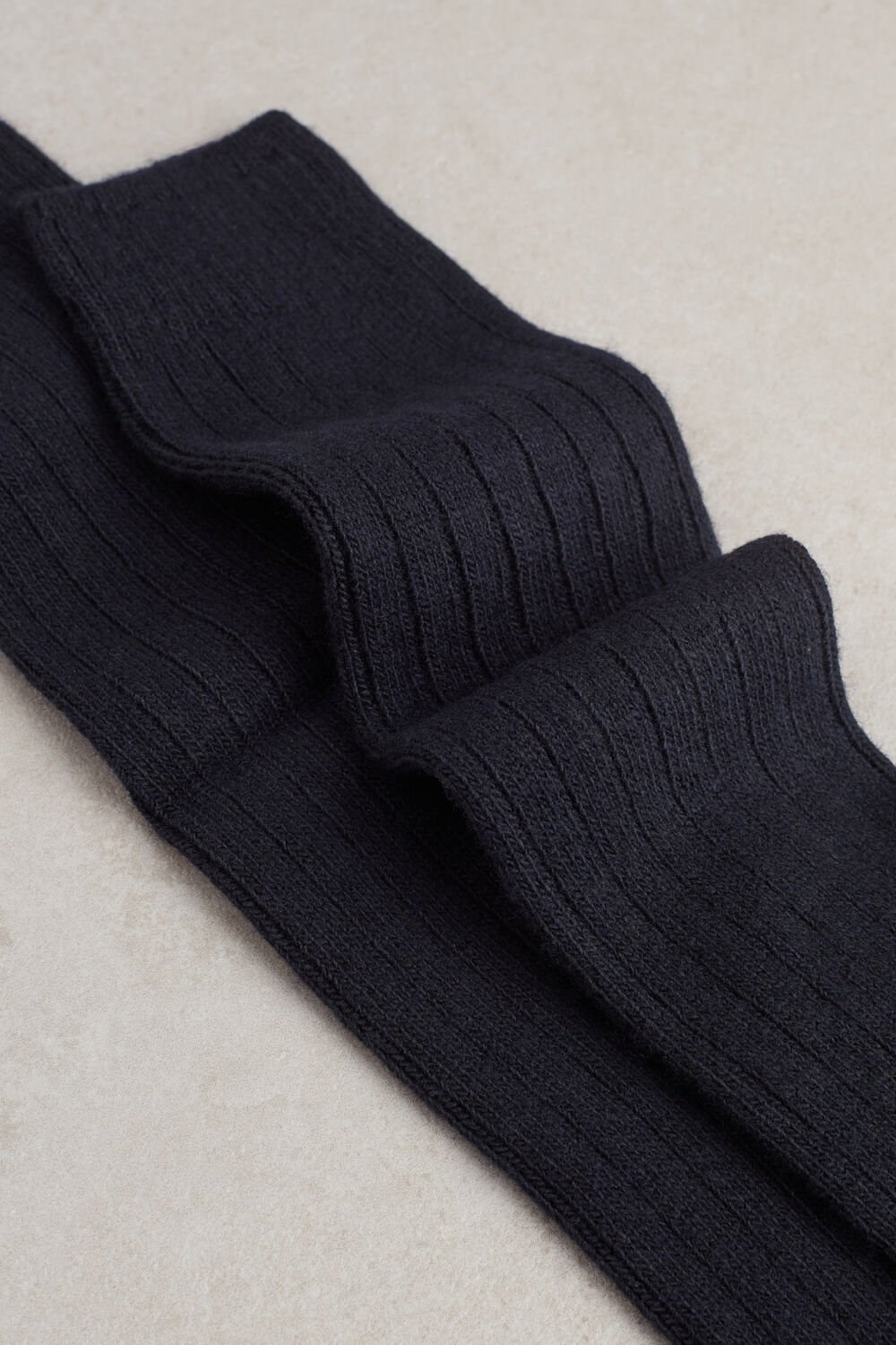 Intimissimi Long Ribbed Socks in Cashmere and Wool Blue - 016 - Blue | 1956MHANL