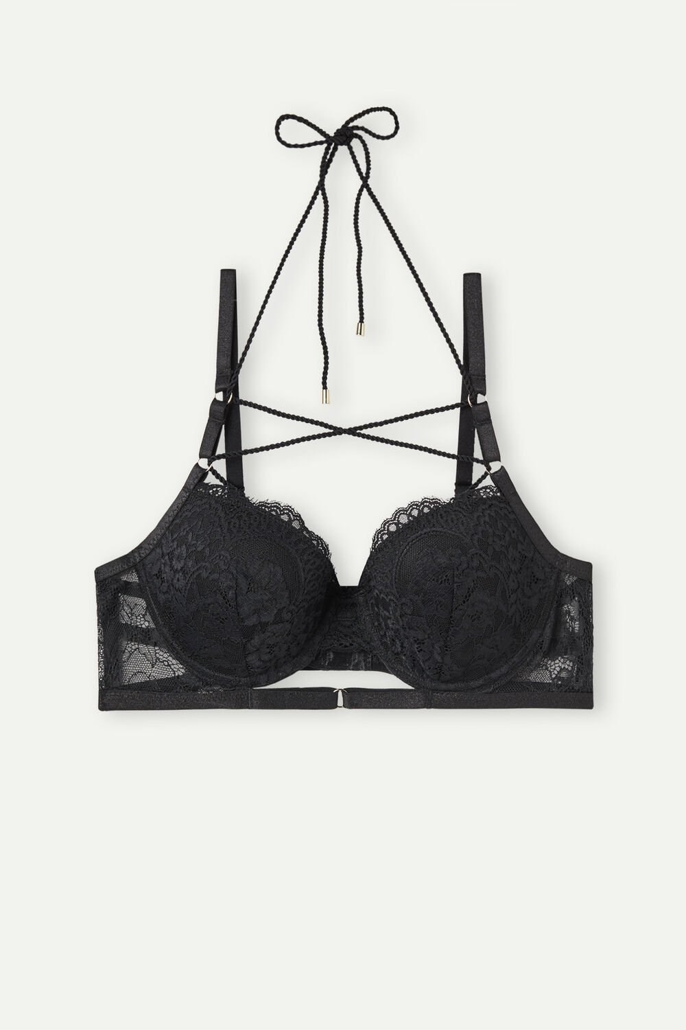 Intimissimi Loosen Heartstrings Sofia Balconette Bra Black - 019 - Black | 5246UKYZQ