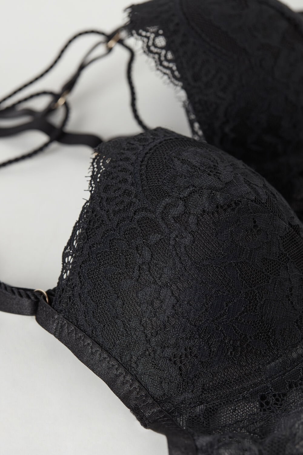 Intimissimi Loosen Heartstrings Sofia Balconette Bra Black - 019 - Black | 5246UKYZQ