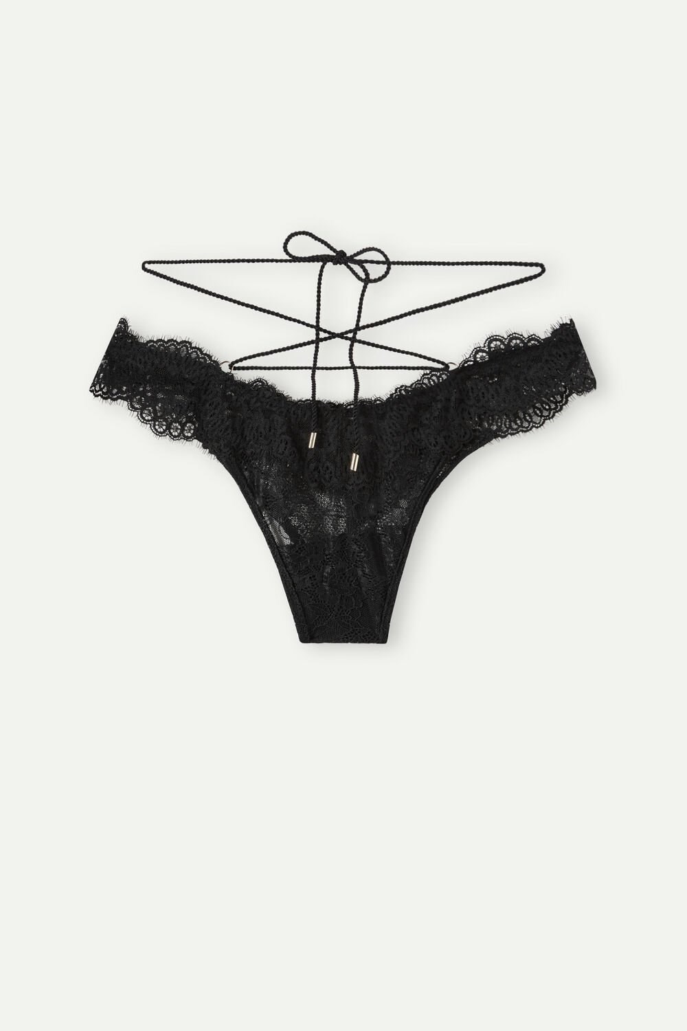 Intimissimi Loosen Heartstrings ‘80s Style Brazilian Black - 019 - Black | 1675VHWTP