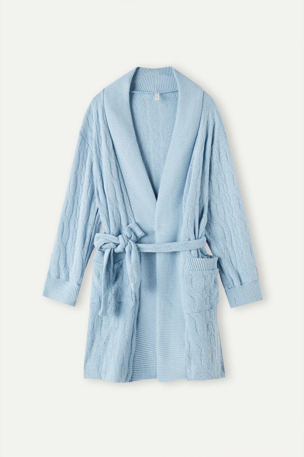 Intimissimi Lost in Fields Braided Robe Light Blue - 7493 - Light Blue | 8219IQACY