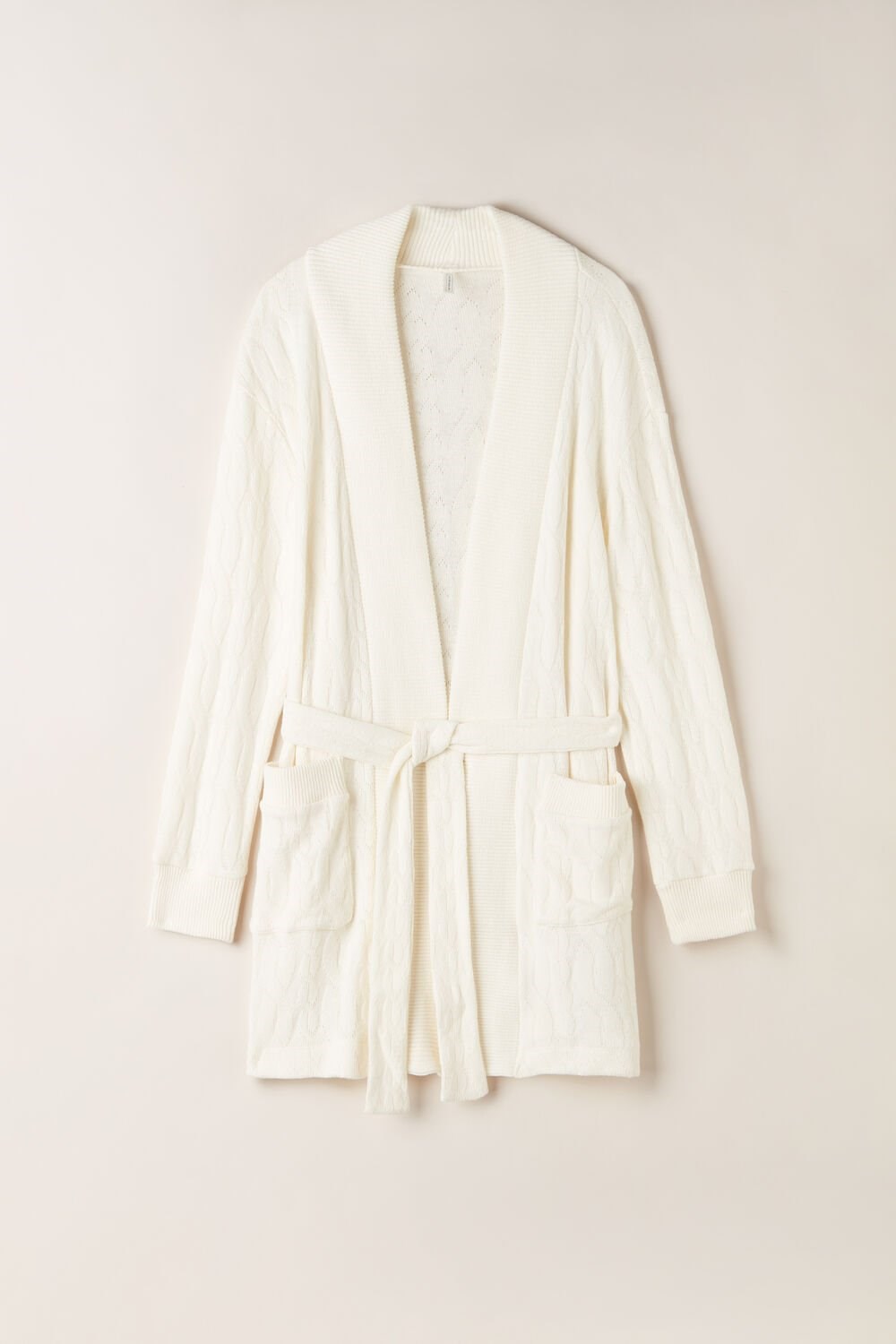 Intimissimi Lost in Fields Braided Robe White - 232j - Talc White | 8527FPLBX