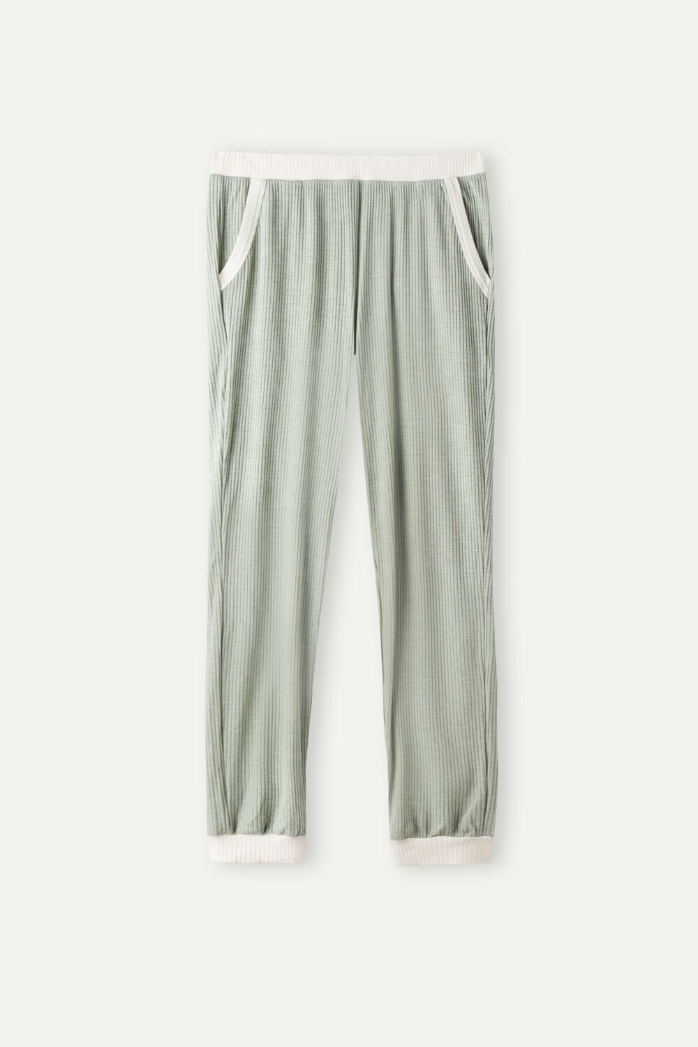 Intimissimi Lost in Fields Full Length Pants in Modal Green - 231j - Frost Green | 3279UOLTF