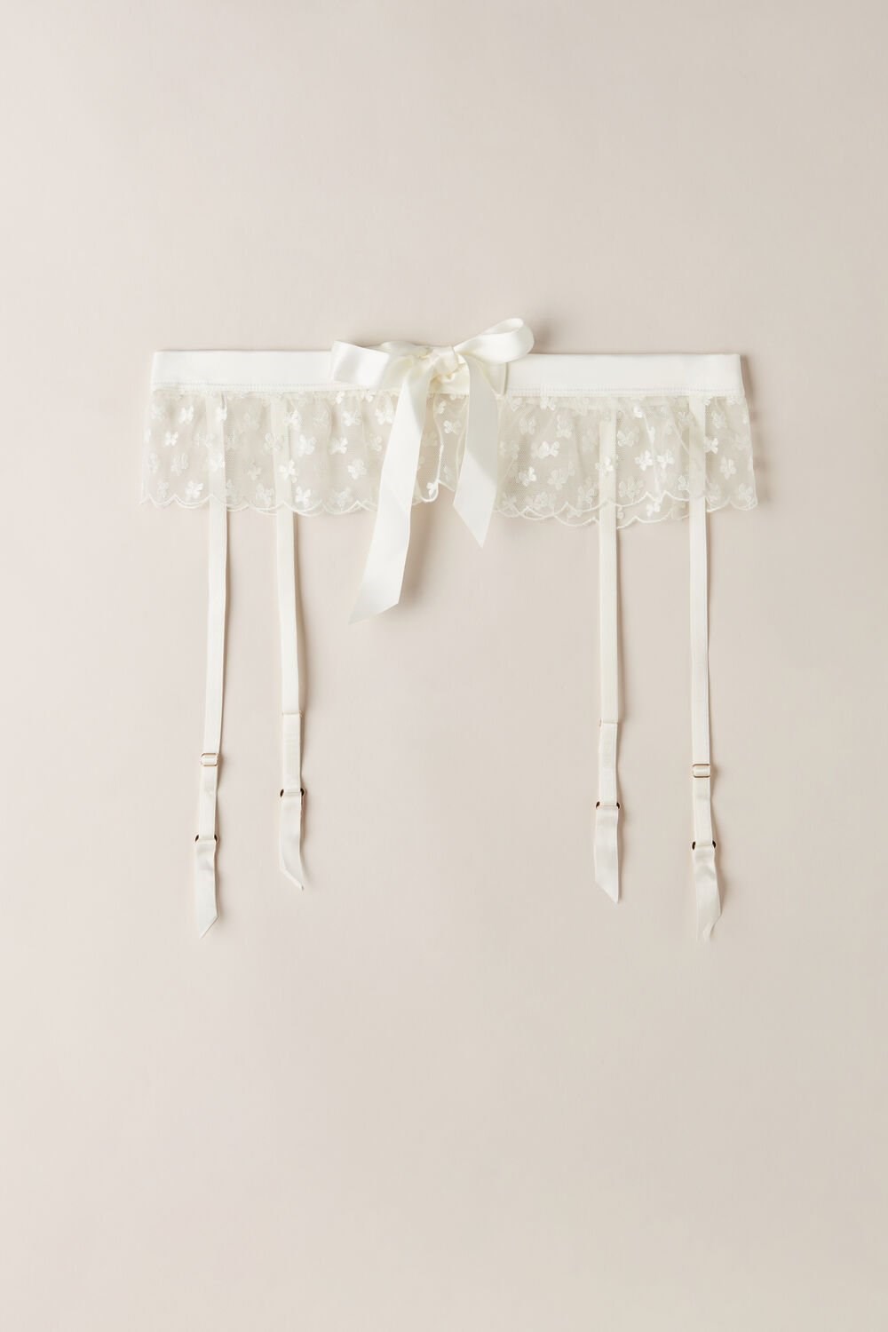 Intimissimi Love Cadeau Garter Belt Ivory - 2127 - Talc White | 2534SFQMU