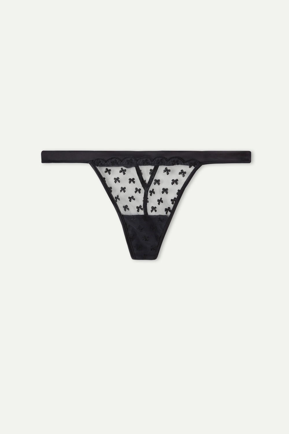 Intimissimi Love Cadeau String Thong Black - 019 - Black | 9127DQHLR