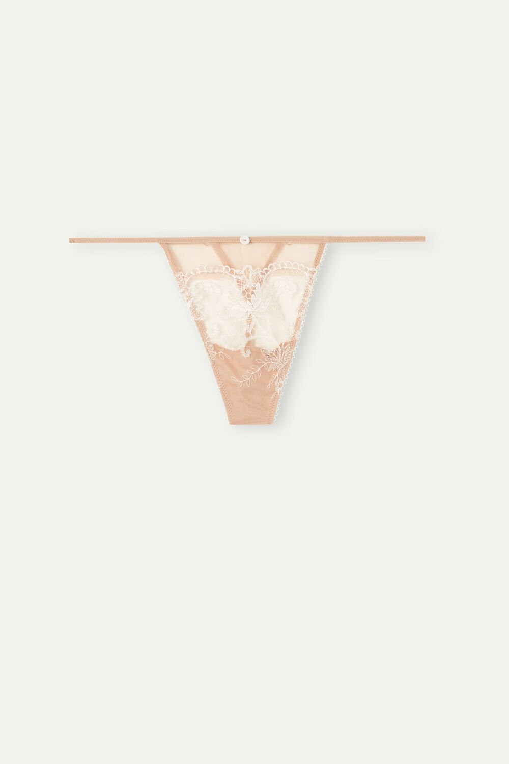 Intimissimi Lovely Day String Thong Natural - 989i - Soft Beige / Talco | 7628OAULX