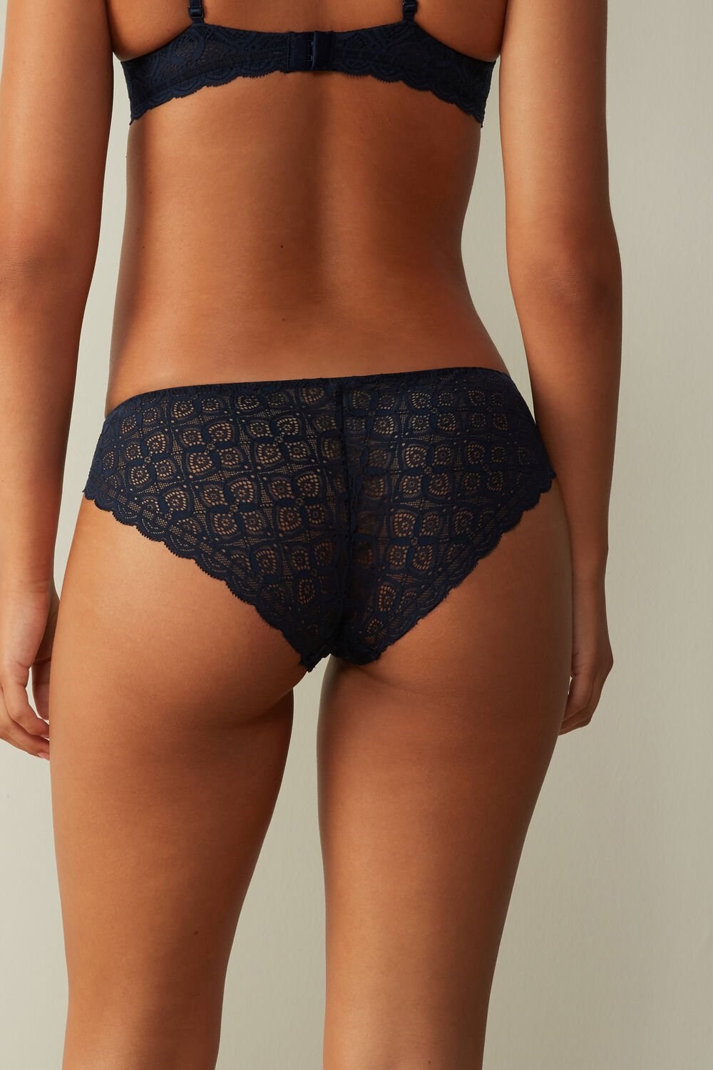 Intimissimi Low Rise Lace Panties Blue - 1467 - Intense Blue | 1296TPRJW